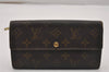 Authentic Louis Vuitton Monogram Pochette Porte Monnaie Credit Wallet Junk 2825J