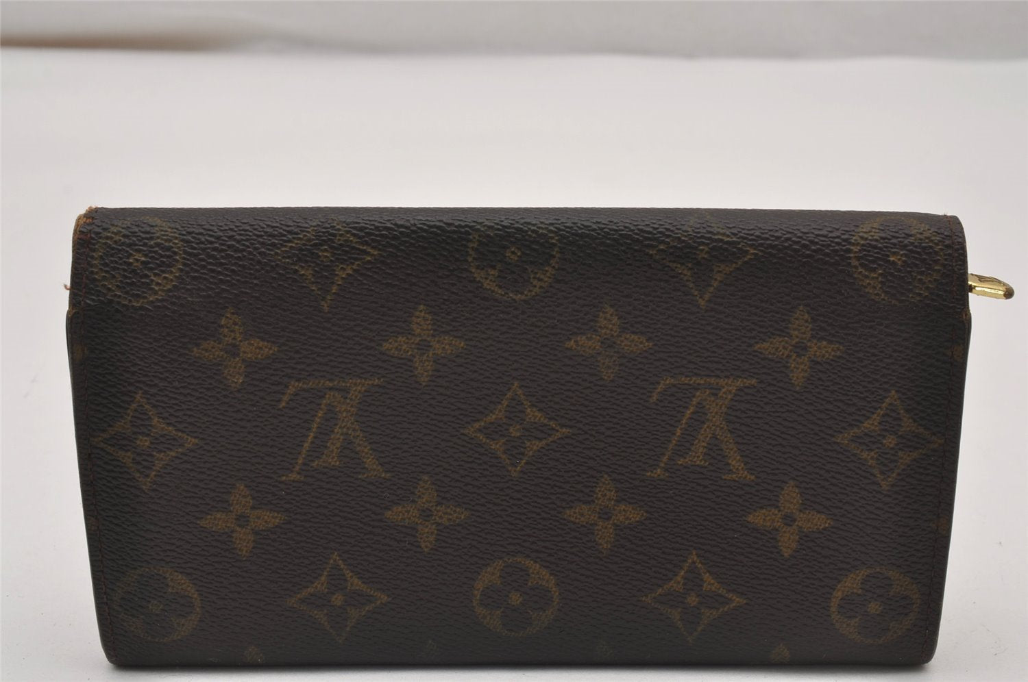 Authentic Louis Vuitton Monogram Pochette Porte Monnaie Credit Wallet Junk 2825J