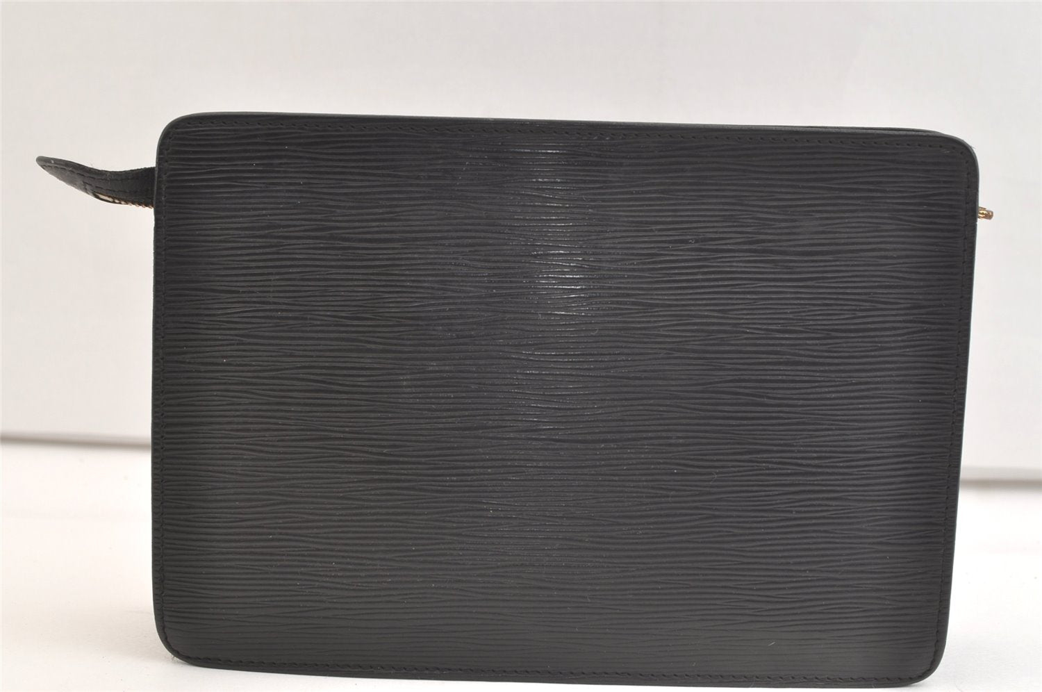 Authentic Louis Vuitton Epi Pochette Homme Clutch Hand Bag Black M52522 LV 2825K