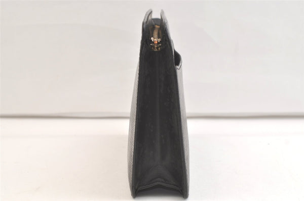 Authentic Louis Vuitton Epi Pochette Homme Clutch Hand Bag Black M52522 LV 2825K
