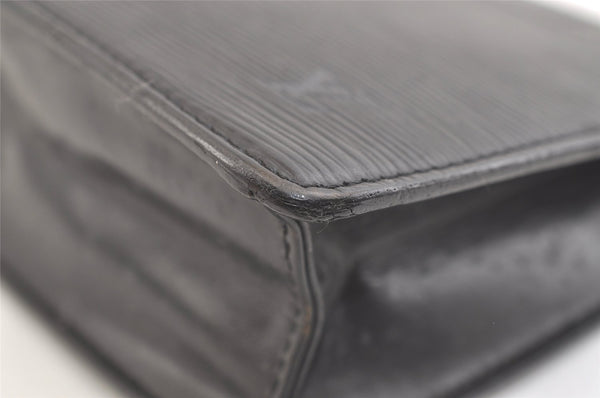 Authentic Louis Vuitton Epi Pochette Homme Clutch Hand Bag Black M52522 LV 2825K