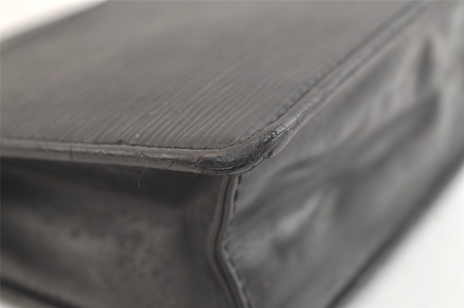 Authentic Louis Vuitton Epi Pochette Homme Clutch Hand Bag Black M52522 LV 2825K