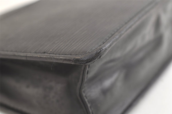 Authentic Louis Vuitton Epi Pochette Homme Clutch Hand Bag Black M52522 LV 2825K