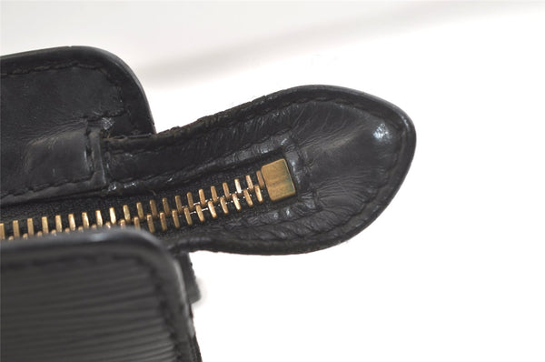 Authentic Louis Vuitton Epi Pochette Homme Clutch Hand Bag Black M52522 LV 2825K