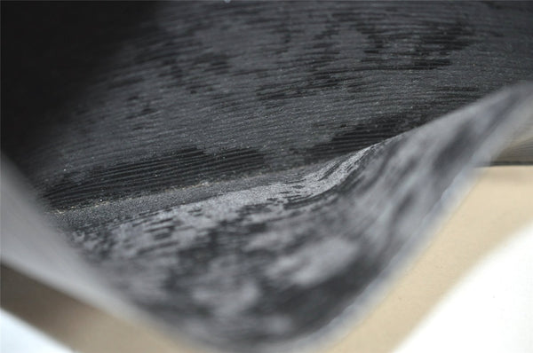 Authentic Louis Vuitton Epi Pochette Homme Clutch Hand Bag Black M52522 LV 2825K