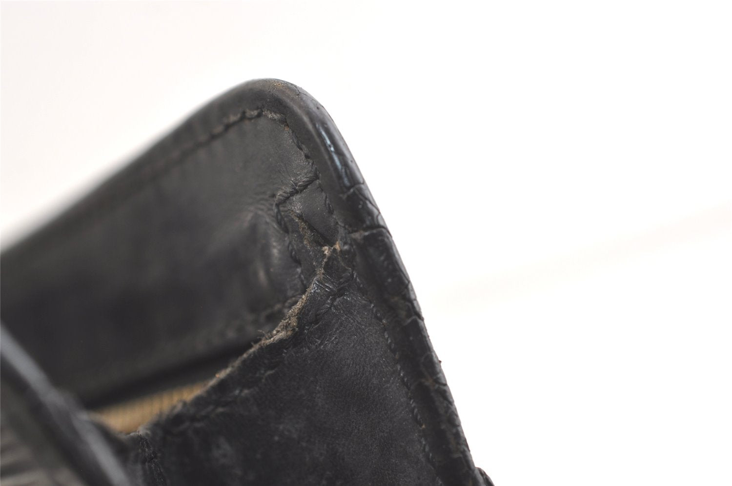 Authentic Louis Vuitton Epi Pochette Homme Clutch Hand Bag Black M52522 LV 2825K