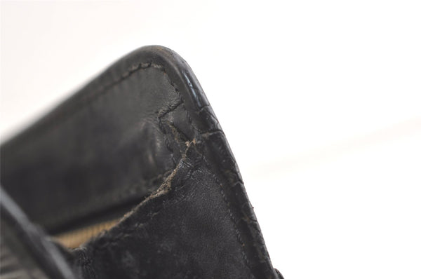 Authentic Louis Vuitton Epi Pochette Homme Clutch Hand Bag Black M52522 LV 2825K