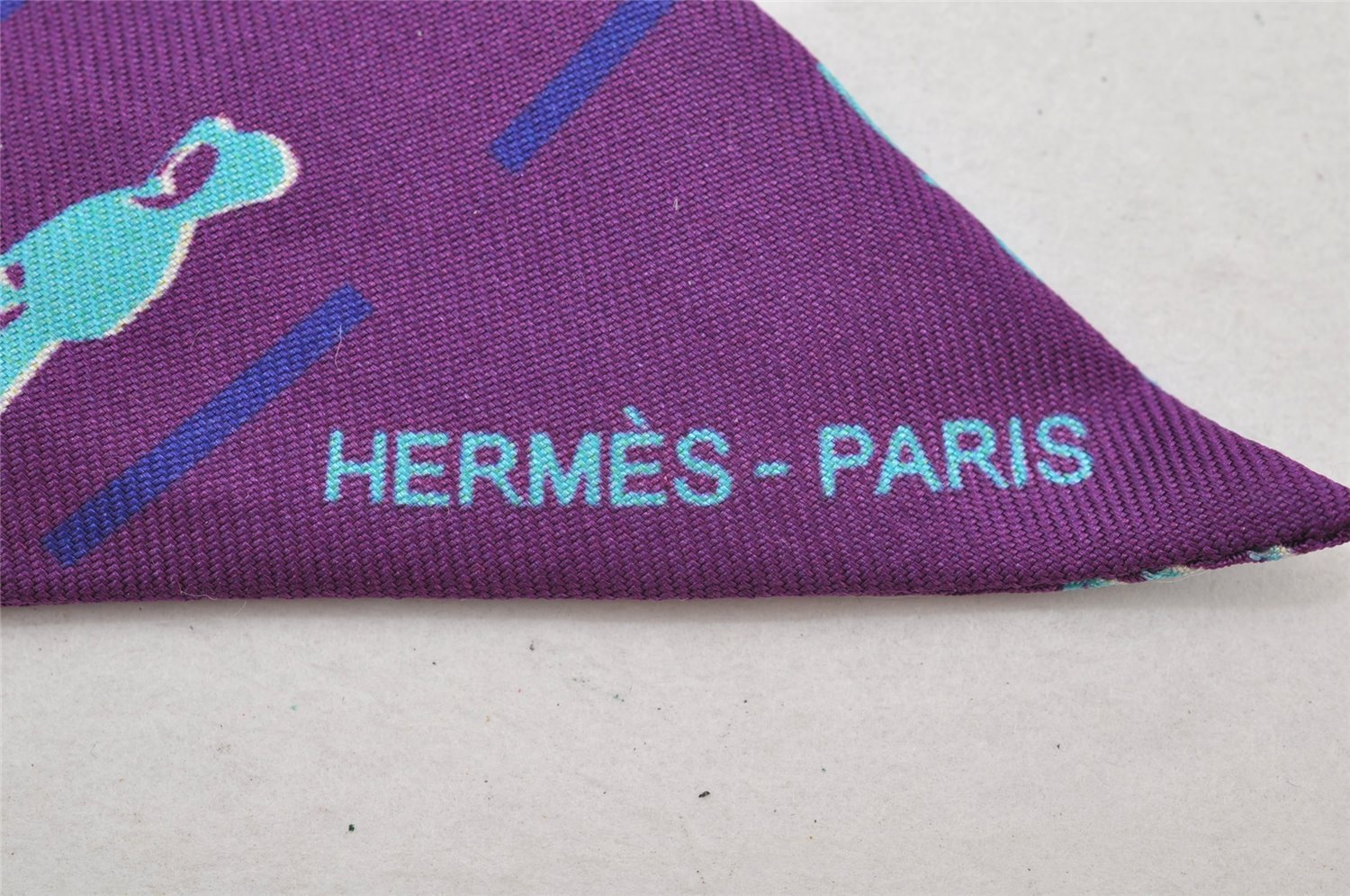 Authentic HERMES Twilly Scarf 