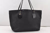 Authentic GUCCI Jolie Shoulder Tote Bag GG Canvas Enamel 211975 Black 2827J