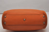 Authentic GUCCI Bamboo Shopper Small 2Way Hand Bag Leather 336032 Orange 2828J
