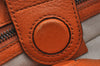 Authentic GUCCI Bamboo Shopper Small 2Way Hand Bag Leather 336032 Orange 2828J