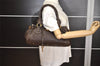 Authentic Chloe Vintage Paddington Leather Shoulder Hand Bag Brown 2829J