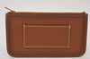 Authentic HERMES Dogon GM Leather Long Wallet Purse Brown 2830I