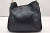 Authentic GUCCI Bamboo 2way Shoulder Bag Purse Leather Black Junk 2830K