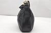 Authentic GUCCI Bamboo 2way Shoulder Bag Purse Leather Black Junk 2830K