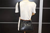 Authentic GUCCI Bamboo 2way Shoulder Bag Purse Leather Black Junk 2830K