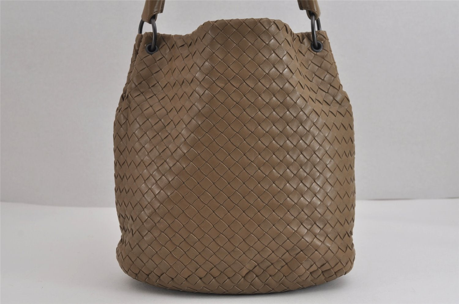 Authentic BOTTEGA VENETA Intrecciato Leather Shoulder Hand Bag Brown  2832J