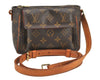 Authentic Louis Vuitton Monogram Viva Cite PM Shoulder Bag M51165 Junk 2832K