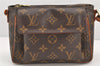 Authentic Louis Vuitton Monogram Viva Cite PM Shoulder Bag M51165 Junk 2832K