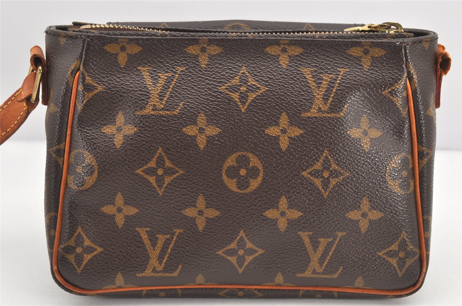 Authentic Louis Vuitton Monogram Viva Cite PM Shoulder Bag M51165 Junk 2832K