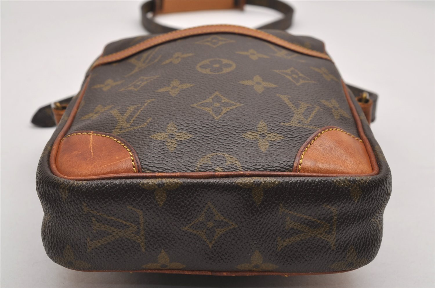 Authentic Louis Vuitton Monogram Danube Shoulder Cross Body Bag M45266 LV 2833J