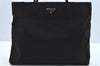 Authentic PRADA Vintage Nylon Tessuto Shoulder Hand Bag Black 2834J