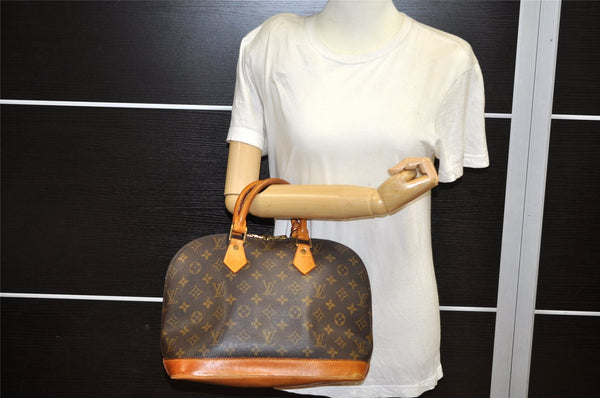 Authentic Louis Vuitton Monogram Alma Hand Bag Purse M51130 LV 2834K
