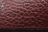 Authentic Cartier Must de Cartier Leather Shoulder Cross Bag Bordeaux Red 2835I