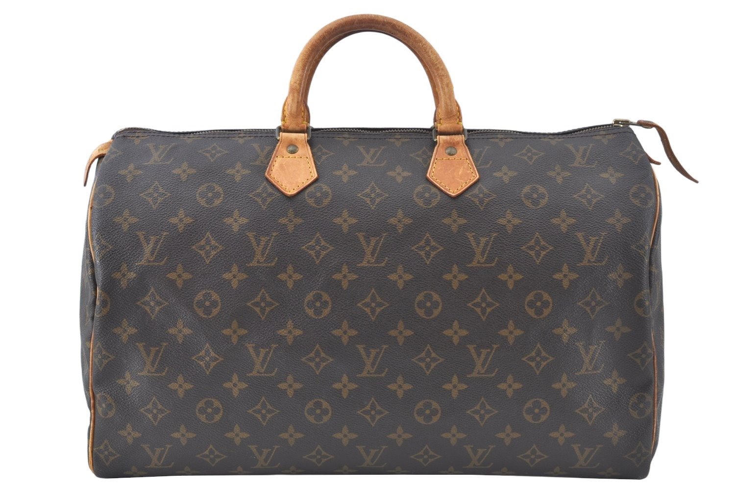 Authentic Louis Vuitton Monogram Speedy 40 Hand Boston Bag M41522 LV 2835J