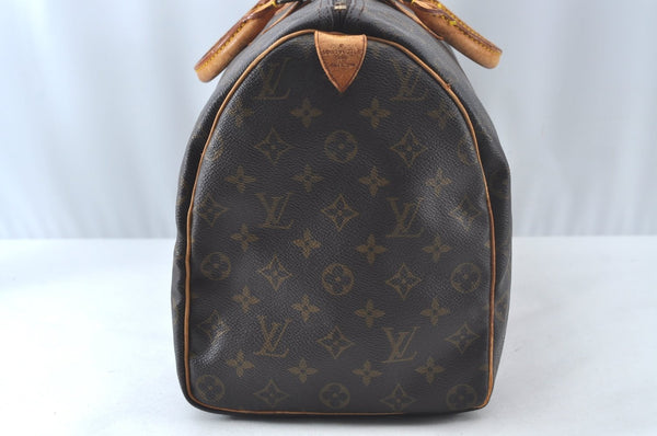 Authentic Louis Vuitton Monogram Speedy 40 Hand Boston Bag M41522 LV 2835J