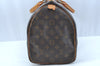 Authentic Louis Vuitton Monogram Speedy 40 Hand Boston Bag M41522 LV 2835J