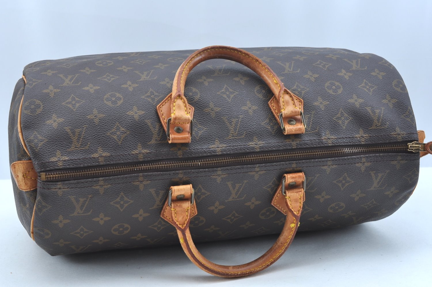 Authentic Louis Vuitton Monogram Speedy 40 Hand Boston Bag M41522 LV 2835J