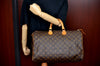 Authentic Louis Vuitton Monogram Speedy 40 Hand Boston Bag M41522 LV 2835J