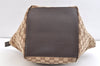 Authentic GUCCI Web Sherry Line Tote Bag GG Canvas Leather 131228 Brown 2836K