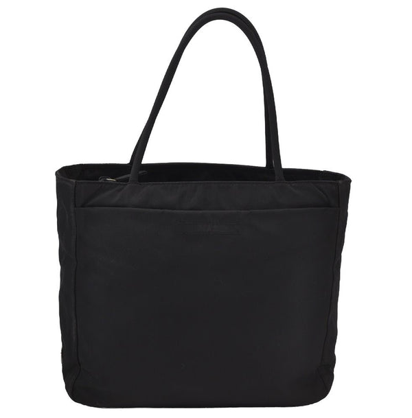 Authentic PRADA Vintage Nylon Tessuto Tote Hand Bag Purse Black 2837J