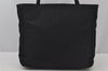 Authentic PRADA Vintage Nylon Tessuto Tote Hand Bag Purse Black 2837J