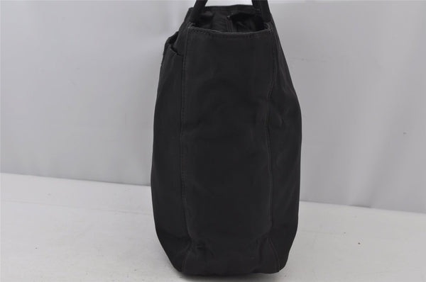 Authentic PRADA Vintage Nylon Tessuto Tote Hand Bag Purse Black 2837J