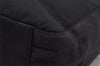 Authentic PRADA Vintage Nylon Tessuto Tote Hand Bag Purse Black 2837J