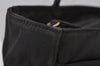 Authentic PRADA Vintage Nylon Tessuto Tote Hand Bag Purse Black 2837J