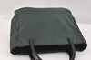 Authentic PRADA Vintage Nylon Tessuto Plastic Hand Bag Purse Green 2837K