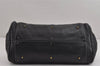 Authentic Chloe Vintage Paddington Leather Shoulder Hand Bag Black 2838J