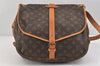 Authentic Louis Vuitton Monogram Saumur 35 Shoulder Cross Bag M42254 LV 2838K