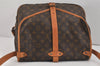 Authentic Louis Vuitton Monogram Saumur 35 Shoulder Cross Bag M42254 LV 2838K