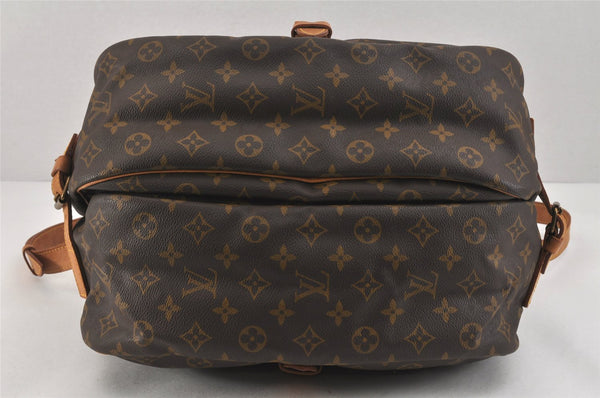 Authentic Louis Vuitton Monogram Saumur 35 Shoulder Cross Bag M42254 LV 2838K