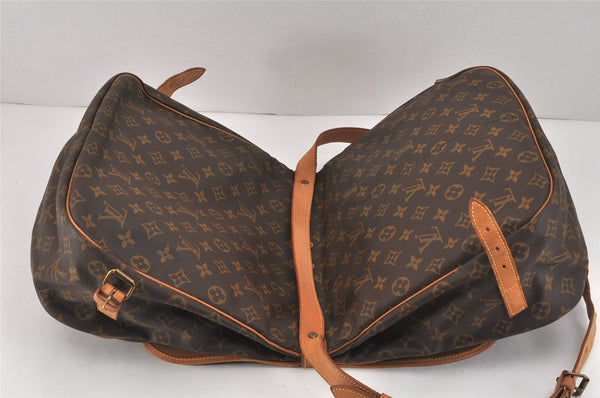 Authentic Louis Vuitton Monogram Saumur 35 Shoulder Cross Bag M42254 LV 2838K