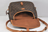 Authentic Louis Vuitton Monogram Saumur 35 Shoulder Cross Bag M42254 LV 2838K