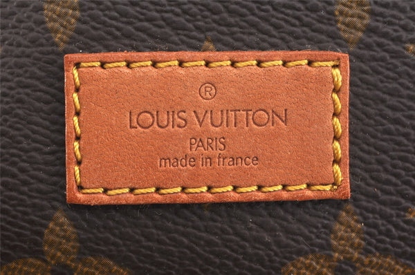 Authentic Louis Vuitton Monogram Saumur 35 Shoulder Cross Bag M42254 LV 2838K