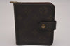 Authentic Louis Vuitton Monogram Compact Zip Bifold Wallet Purse M61667 LV 2839J