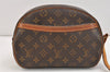 Authentic Louis Vuitton Monogram Blois Shoulder Cross Body Bag M51221 Junk 2839K