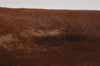 Authentic FENDI Mamma Baguette Shoulder Hand Bag Unborn Calf Leather Brown 2840I